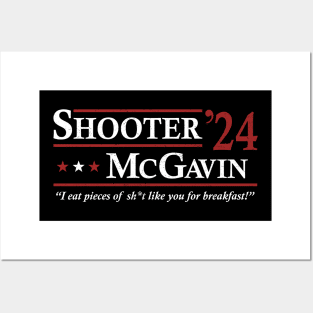 Shooter McGavin 2024 I Eat Pieces Of Shit Like You For Breakfast Posters and Art